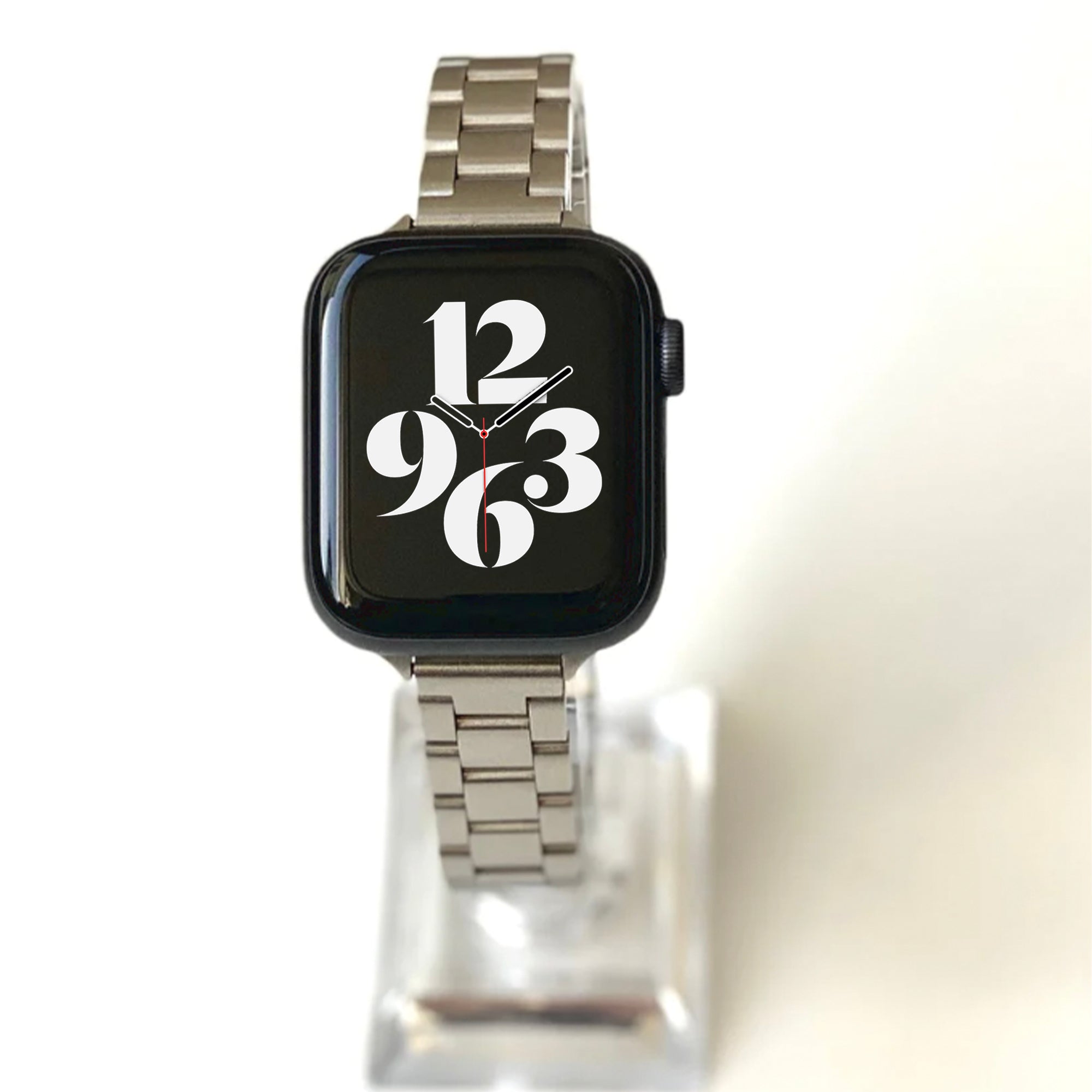 Apple Watch stalen schakelband slim - zilver