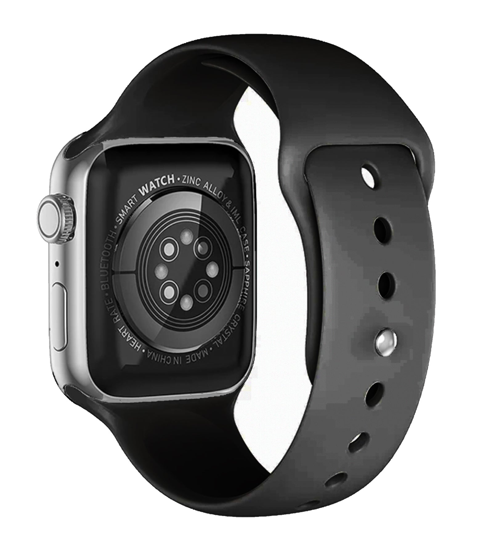 Apple Watch sport band zwart