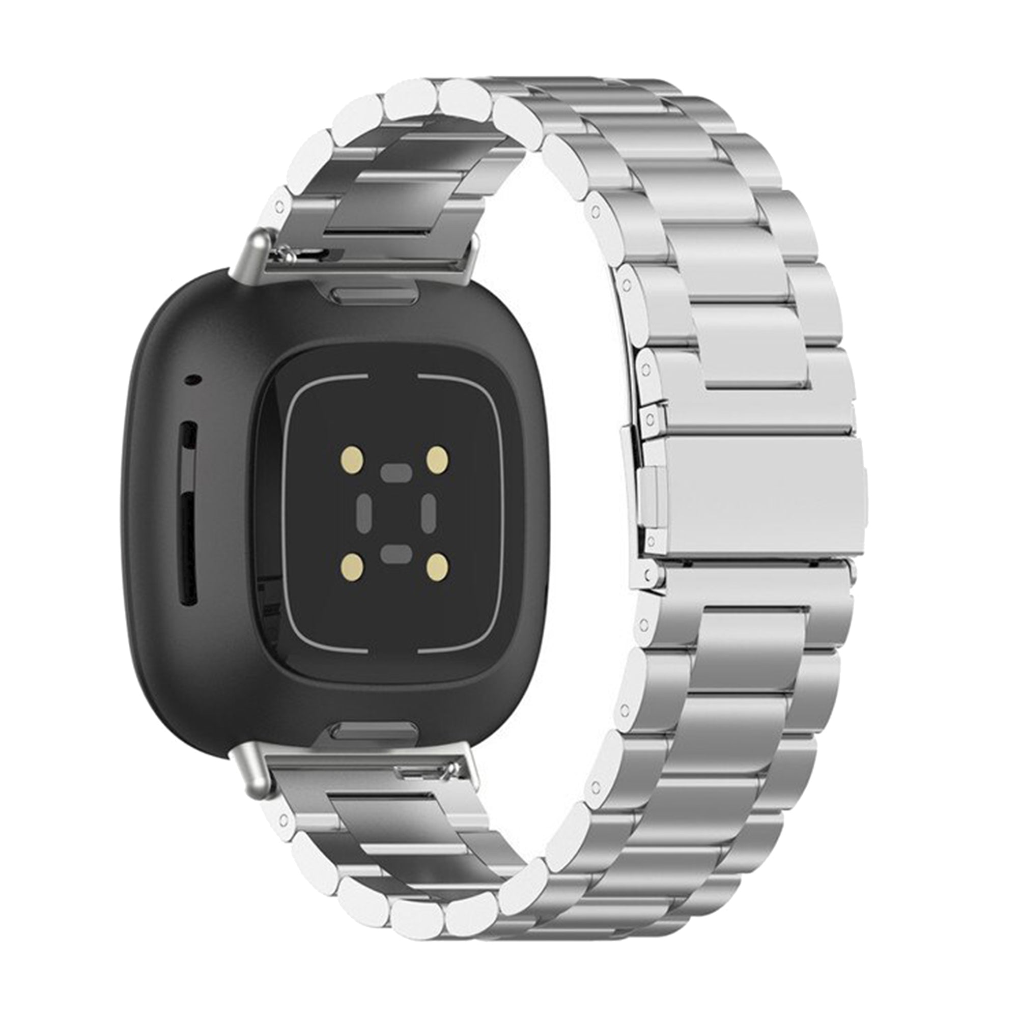 Fitbit Versa 3 4 Sense link band silver